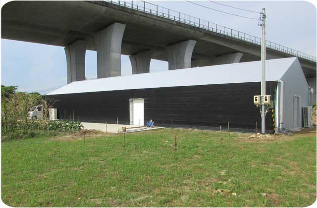 シイタケ栽培ハウス　太陽の家　磐田市